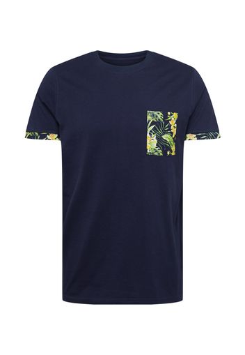 Matinique Maglietta 'Jermane'  navy / giallo / verde / bianco