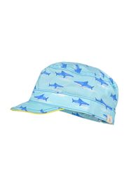 MAXIMO Cappello 'Haie'  blu reale / blu chiaro / giallo / bianco