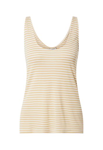 mbym Top 'Jenna'  beige chiaro / bianco