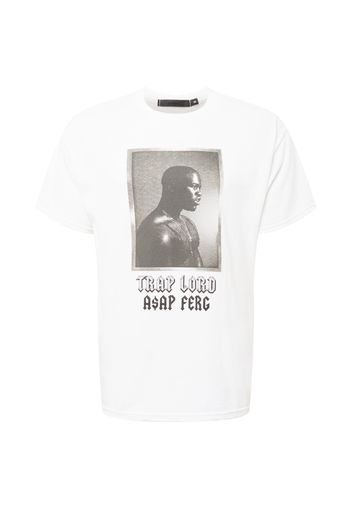 Mennace Maglietta 'ASAP FERG'  grigio sfumato / nero / offwhite