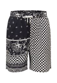 Mennace Pantaloni 'CHECKERBOARD'  nero / bianco