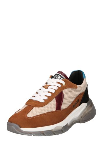 Mercer Amsterdam Sneaker bassa 'Wooster'  marrone / crema / borgogna