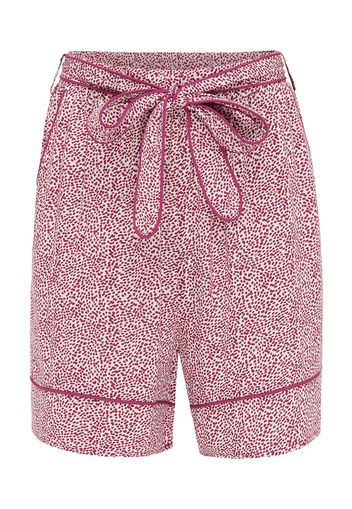 MEXX Pantaloni  fucsia / bianco