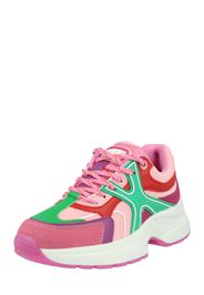 MEXX Sneaker bassa 'Loyce'  verde / rosa / rosso / porpora