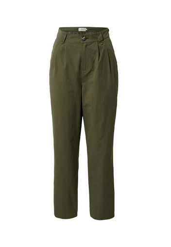 minimum Pantaloni con pieghe 'Agnesa 7427'  verde scuro