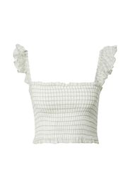 MINKPINK Top 'OXLEY'  offwhite / verde pastello