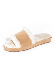 Minnetonka Ciabatta 'Loni'  marrone chiaro / bianco