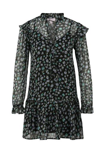 Miss Selfridge Petite Abito  nero / bianco / blu chiaro / verde