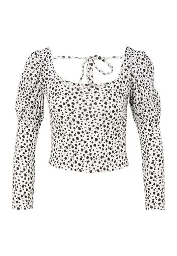 Miss Selfridge Petite Camicia da donna  nero / bianco naturale