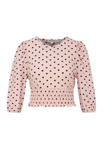 Miss Selfridge Petite Camicia da donna  rosa chiaro / nero