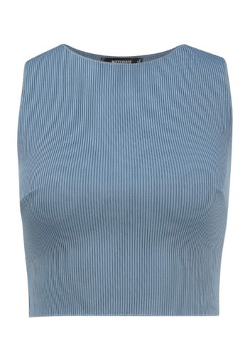 Missguided Tall Top  blu fumo