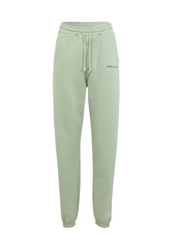 Missguided Tall Pantaloni  menta / nero