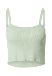 Missguided Top in maglia  verde chiaro