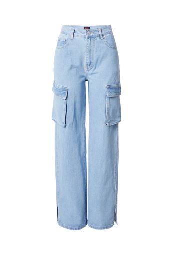 Misspap Jeans cargo  blu denim