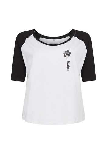 Mister Tee Curvy Maglietta  bianco / nero