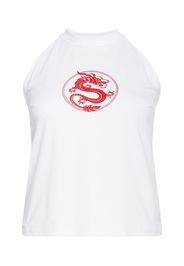 Mister Tee Ladies Top  bianco / rosso