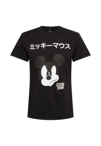 Mister Tee Maglietta 'Mickey Japanese Tee'  grigio / nero