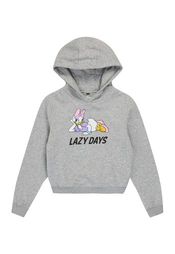 Mister Tee Felpa 'Daisy Duck Lazy'  grigio / bianco / nero / giallo oro / colori misti