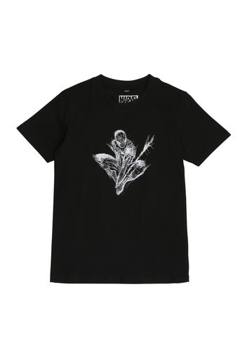 Mister Tee Maglietta 'Spiderman'  nero / bianco