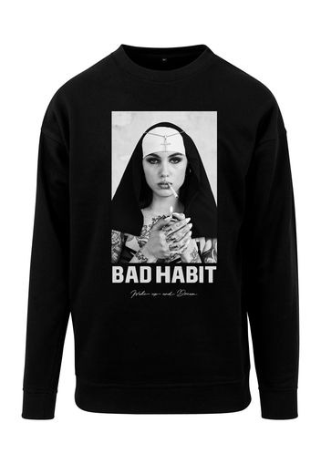 Mister Tee Felpa 'Bad Habit'  nero / bianco / grigio