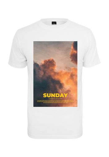 Mister Tee Maglietta 'Sunday Definition'  bianco / giallo / arancione