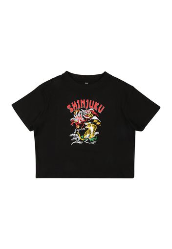 Mister Tee Maglietta 'Japan Tiger'  nero / colori misti