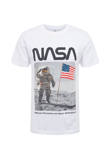 Mister Tee Maglietta 'NASA'  offwhite / nero / navy / verde erba / rosso