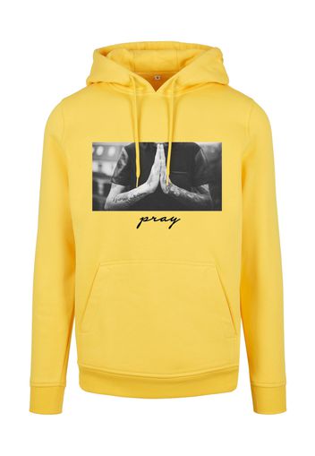 Mister Tee Felpa 'Pray'  giallo / nero / grigio