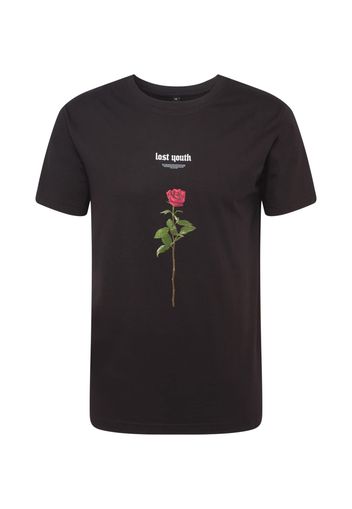 Mister Tee Maglietta 'Lost Youth Rose'  nero / colori misti