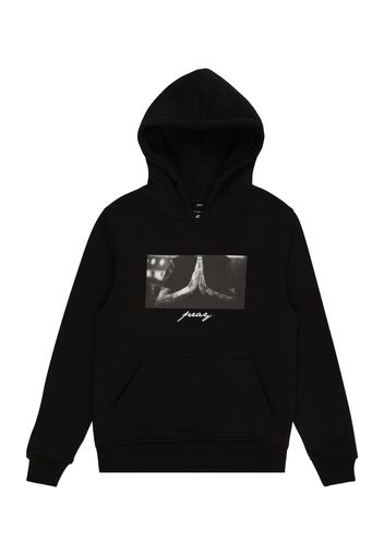 Mister Tee Felpa 'Pray'  nero / bianco / grigio