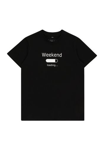 Mister Tee Maglietta 'Weekend Loading 2.0'  nero / bianco