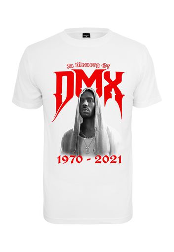 Mister Tee Maglietta 'DMX Memory'  bianco / nero / rosso