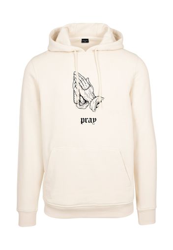 Mister Tee Felpa 'Dark Pray'  crema / nero