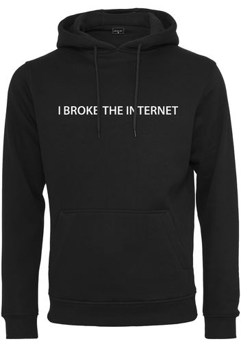 Mister Tee Sweatshirt 'I Broke The Internet'  nero / bianco