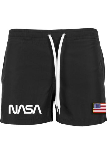 Mister Tee Pantaloncini da bagno 'NASA'  nero