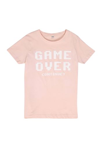 Mister Tee Maglietta 'Game Over'  rosa pastello / bianco