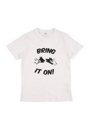 Mister Tee Maglietta 'Bring It On'  bianco / nero