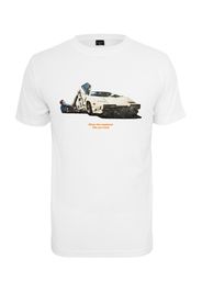 Mister Tee Maglietta 'Weekend Wolf'  bianco / beige / nero / blu