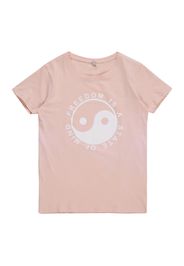 Mister Tee Maglietta  rosa / beige