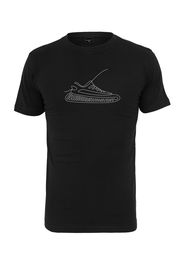 Mister Tee Maglietta 'One Line Sneaker'  nero / bianco