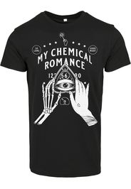 Mister Tee Maglietta 'My Chemical Romance Pyramid'  bianco / nero