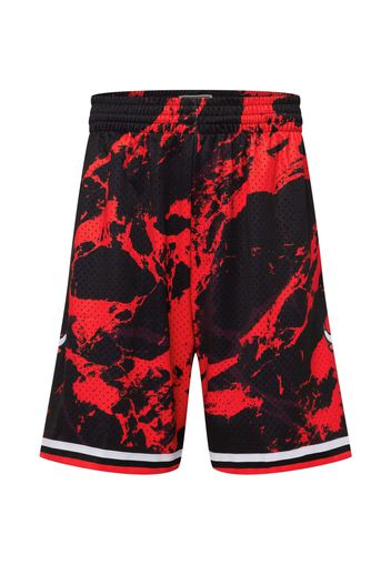 Mitchell & Ness Pantaloni  nero / rosso