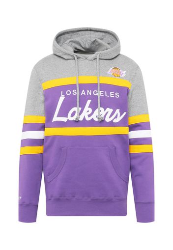 Mitchell & Ness Felpa  lilla / giallo / grigio sfumato / bianco