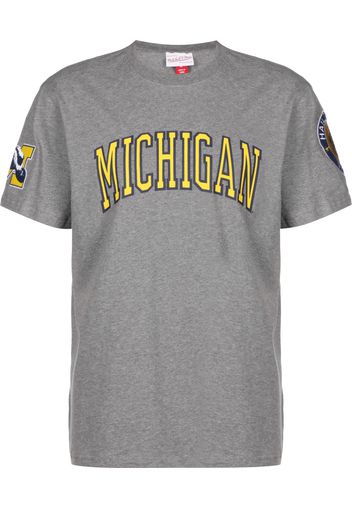 Mitchell & Ness Maglietta 'University Of Michigan'  giallo / grigio / nero / bianco