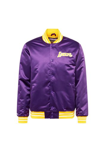 Mitchell & Ness Giacca di mezza stagione  giallo / lilla scuro / bianco