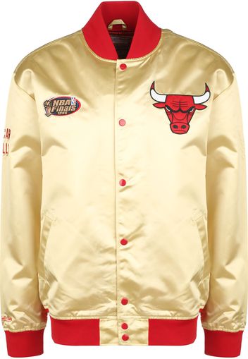 Mitchell & Ness Giacca di mezza stagione ' Chicago Bulls'  oro / rosso