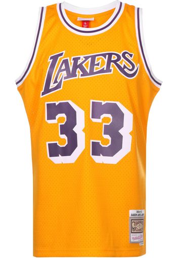 Mitchell & Ness Maglia funzionale 'Los Angeles Lakers - Kareem Abdul-Jabbar'  giallo oro / lilla / bianco