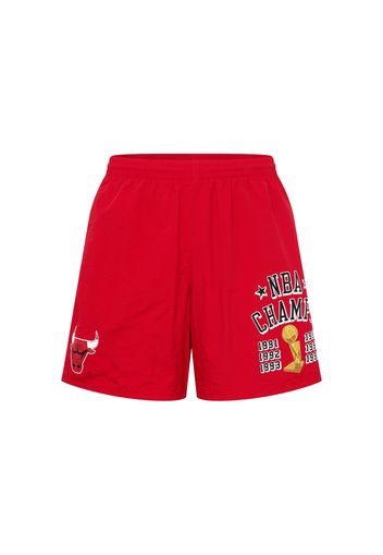 Mitchell & Ness Pantaloni  giallo / rosso / nero