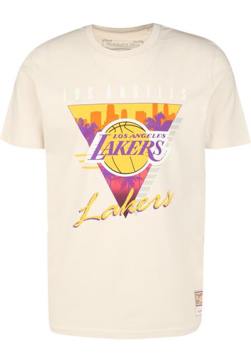 Mitchell & Ness Maglietta 'Los Angeles Lakers'  beige / giallo / lilla / arancione / rosa