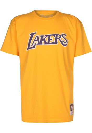 Mitchell & Ness Maglietta 'LA Lakers'  giallo / colori misti